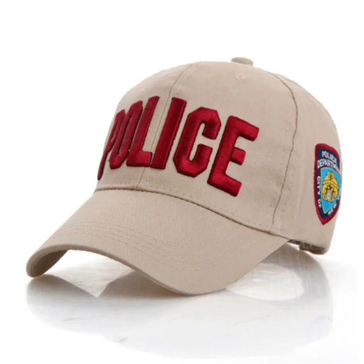 NEW POLICE Letter Men Baseball Cap snapback women fashioon Tactical Hat cap Golf Sport Outdoor Travel Trucker Sun Hats C1170