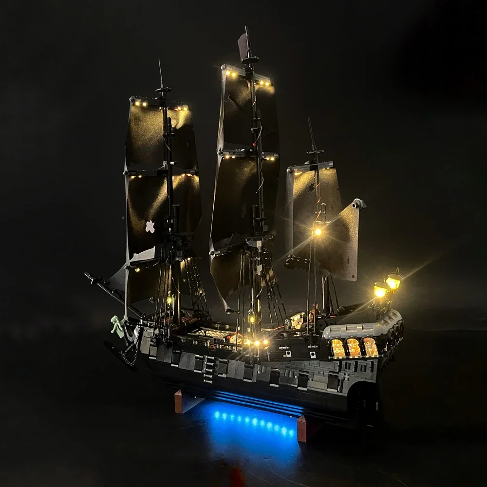 

RC Led Light Kit For 10365 Captain Jack Sparrow's Pirate Ship Building Blocks Decorative Lamp (not Include Lego Building Blocks)