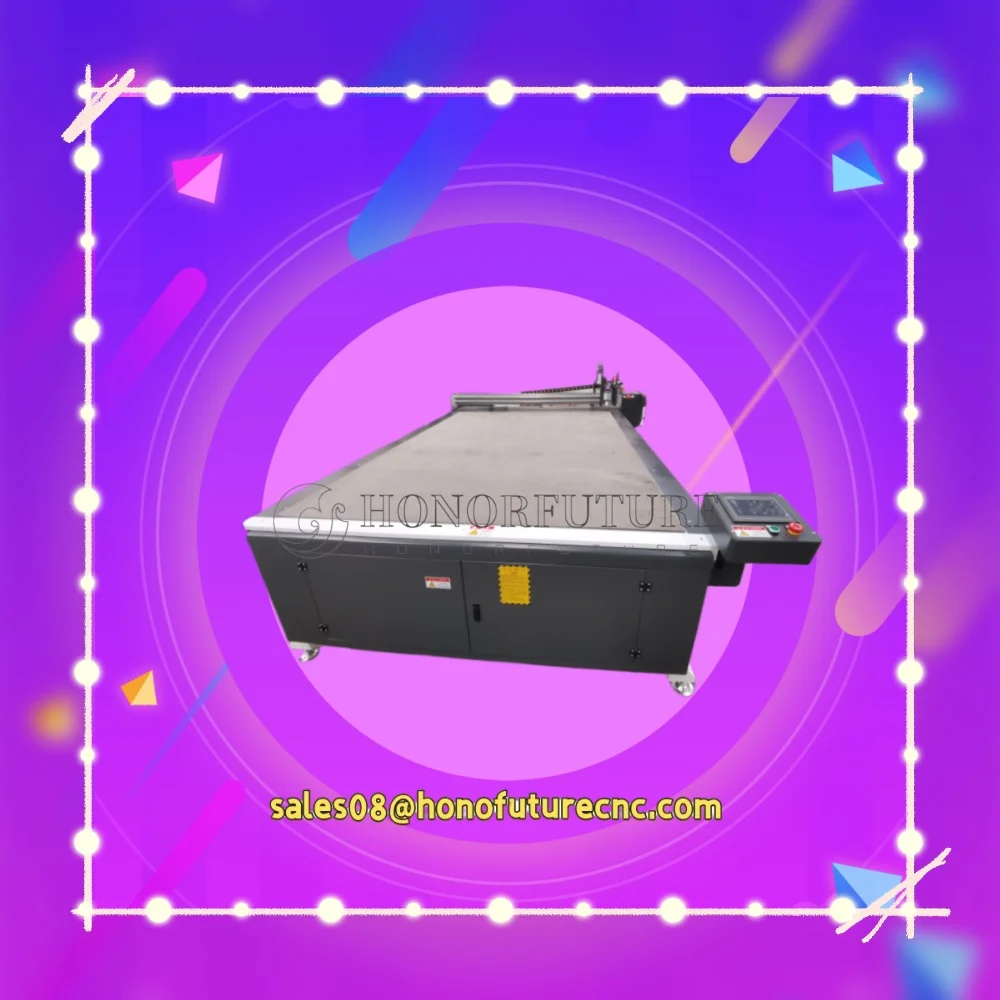 Cnc Leather Rubber Cutting Machine Vibrating Knife Cutter Oscillating Knife Cutting Tools 1625 1825 2030 2040 Fabric Cutter