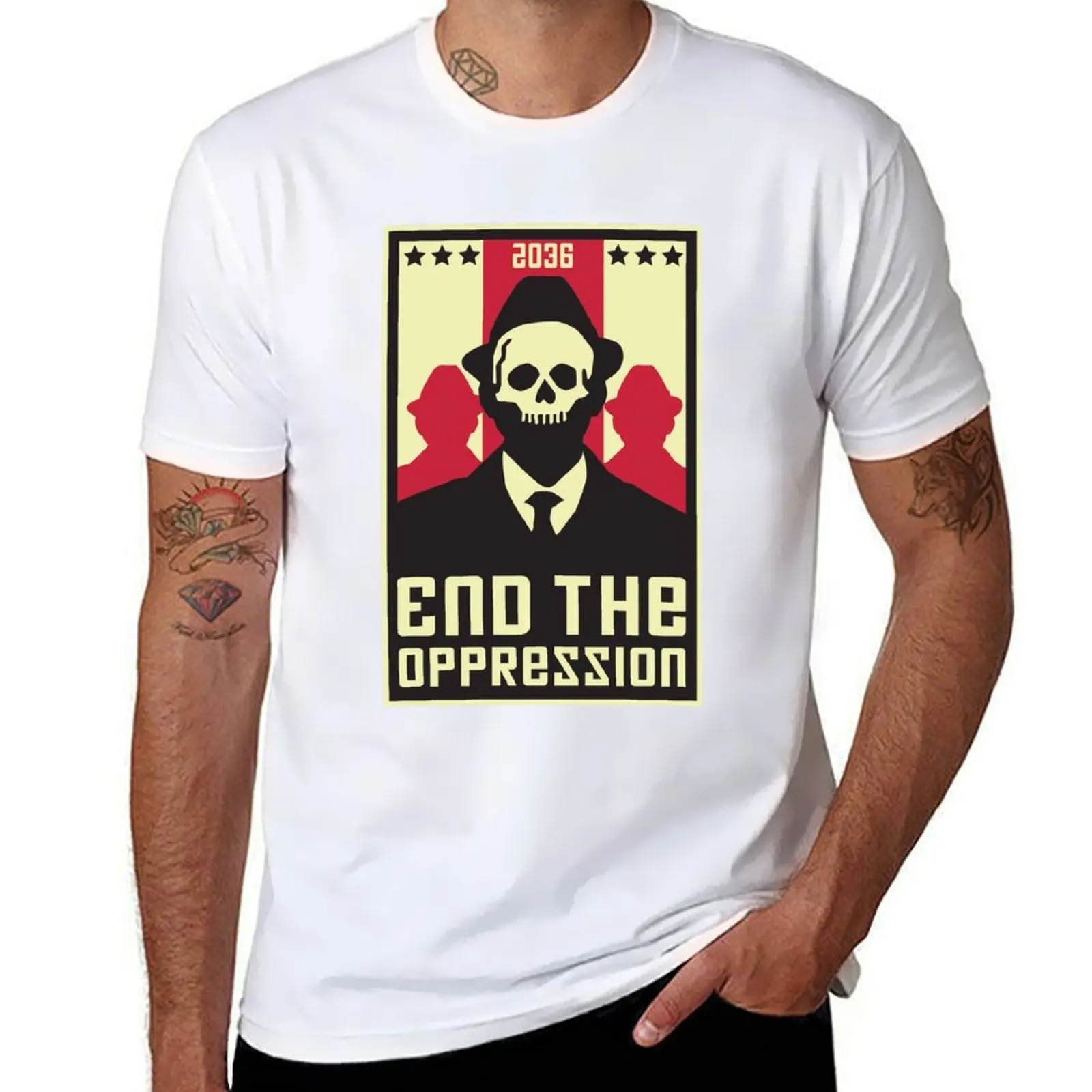 

End The Oppression T-Shirt t shirt man luxury man t shirt graphic T-Shirt