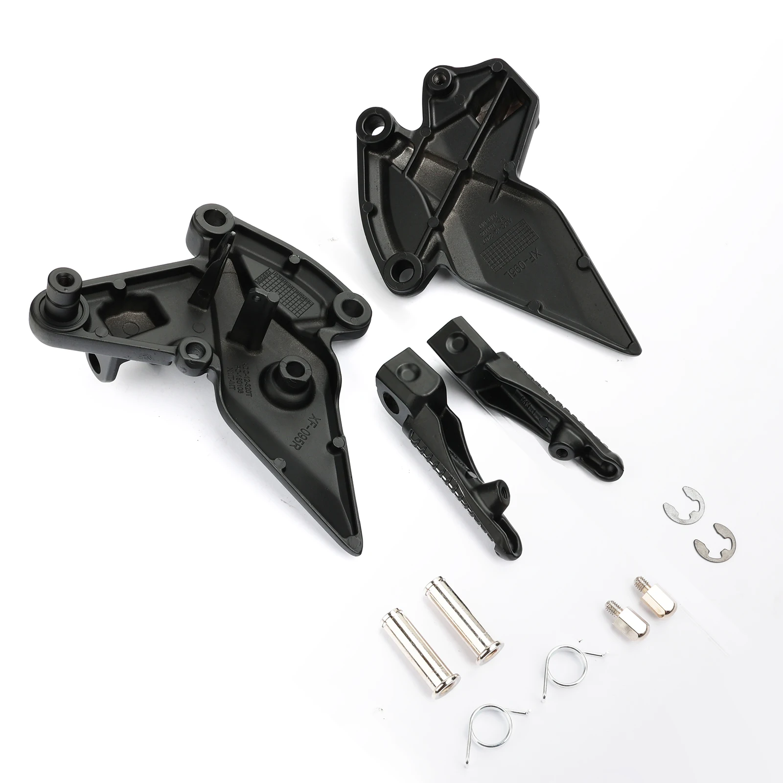 Motorcycle Front Rider Footrest Foot Peg Assembly For Kawasaki Z1000 ZR1000 2010-2023 Front Foot Peg Kit