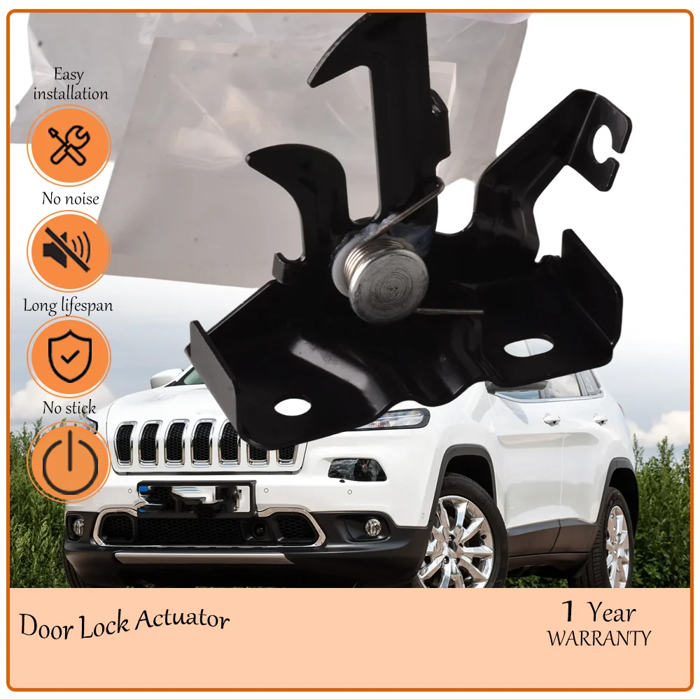 

Reinforced-Crafted Front Bonnet Hood Latch Replacement Unit, Engineered to fit Jeep Cherokee 2014-2019, oem 68189158AA