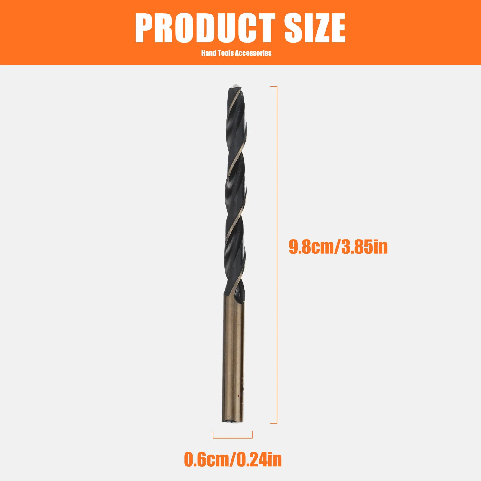 Jeu de forets 13 pièces, accessoire de perçage électrique en spirale torsadée résistante à l'usure pour acier, bois, cuivre, aluminium, plastique, ménage