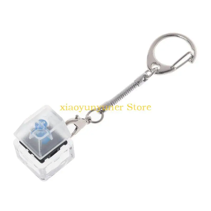P9JB 1PC  Mx  Tester for Mechanical Keyboard Dust-Proof Shaft Tester Shaft Cover Transparent Keycap Keychain