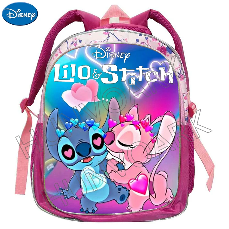 Lilo And Stitch plecak przedszkole kreskówka 3D wodoodporne dziewczyny chłopcy torby szkolne 2-5 lat dzieci mała księżniczka Mochilas