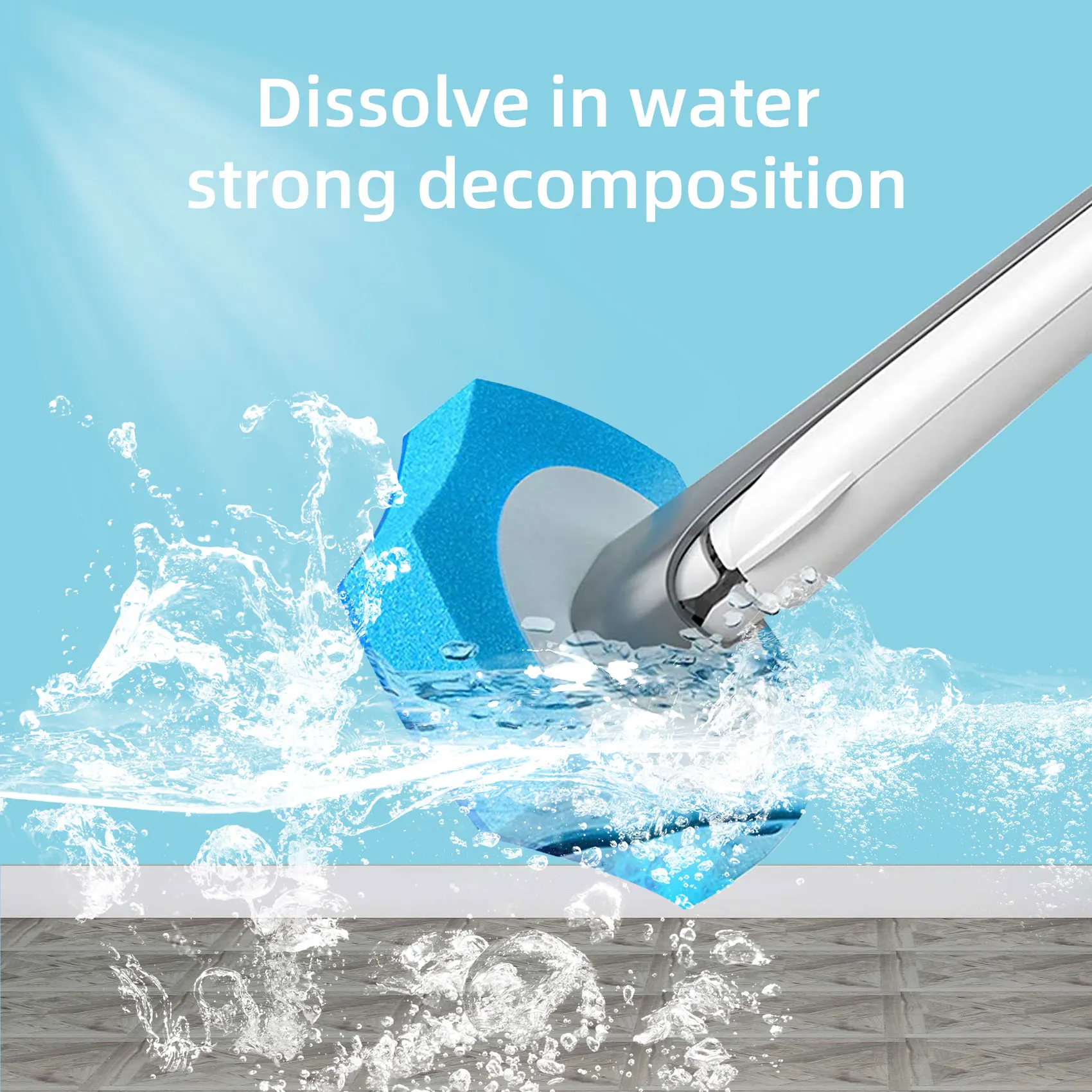 36 peças de substituição de escova de vaso sanitário, substituição de bastão de vaso sanitário, substituição de limpador de vaso sanitário, escova de vaso sanitário descartável