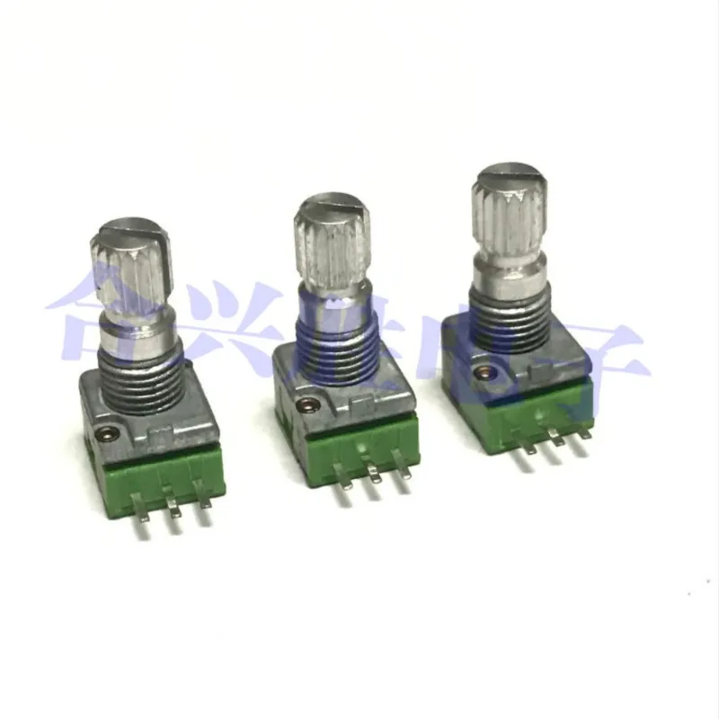 1 Piece 09 Type Single Precision Potentiometer A50K Power Amplifier Audio Speaker Volume Potentiometer Shaft Length 15MM