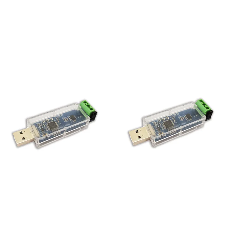 

2X модуль USB-конвертера CAN Canbus, адаптер анализатора отладки при свечах TJA1051T/3, неизолированная версия