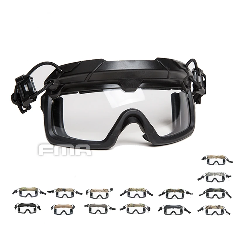 FMA Antifog Goggles for Helmet, 3MM Thick Lens TB1333-W