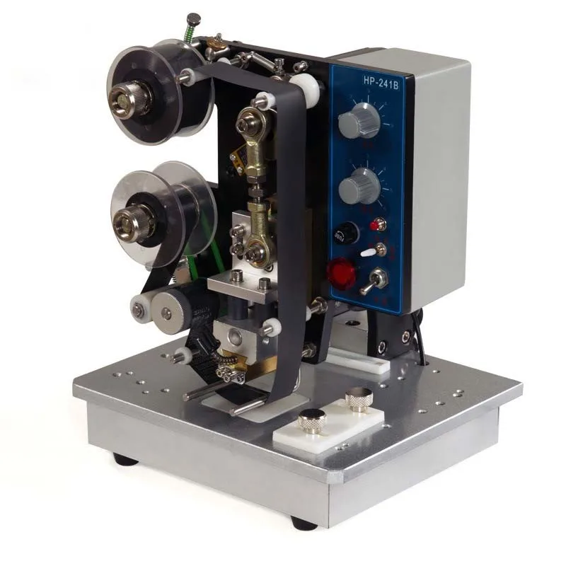 リボンホットコーディングマシン小型電子コーディングマシン賞味期限バッチ番号エンコーダー印刷用