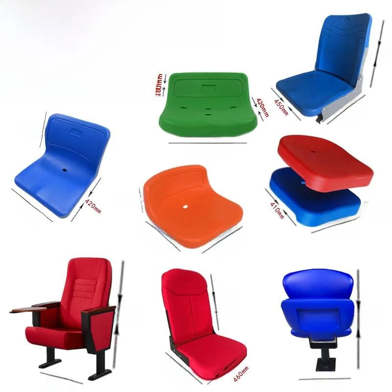 

Складные пластиковые стулья для стадионов и мероприятий на открытом воздухе с выдвижной спинкой, изготовленные методом выдувного формования