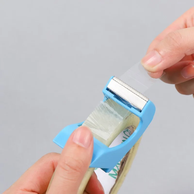 Mini Handheld Tape Dispenser With Cutter Portable Small Tape Holder For Desk Office School Home Desktop Stationery Cutting Tool