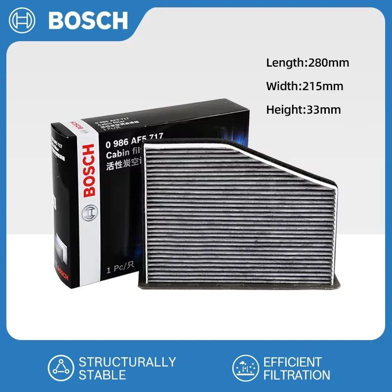 BOSCH Car Air Filter Air Conditioner Cabin Filter with Activated Carbon Replacement for Volkswagen PASSAT 1K0819644A 1K1819653A