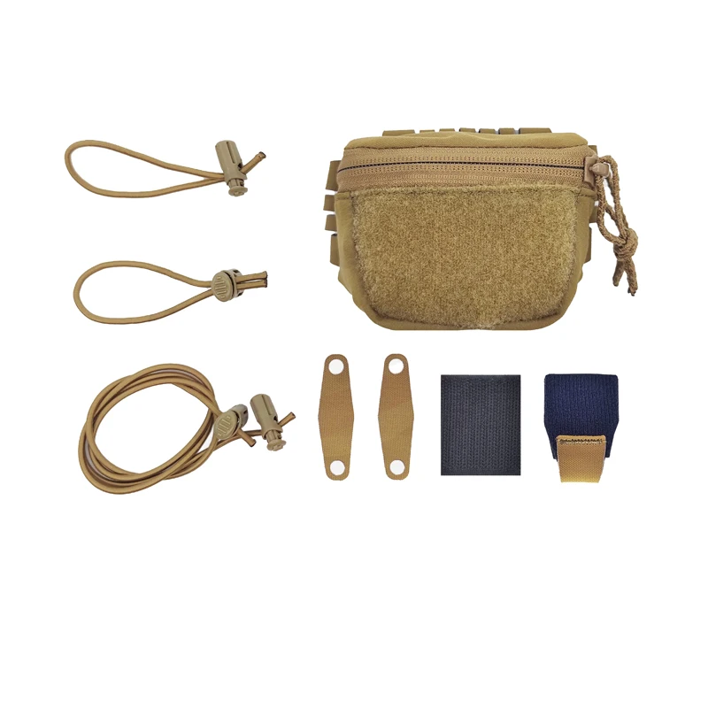 Tactical SC Style Helmet Rear Bag Airsoft Helmet Battery Pouch NVG Counterweight Battery Pouch Gear Helmet Storage Accessories