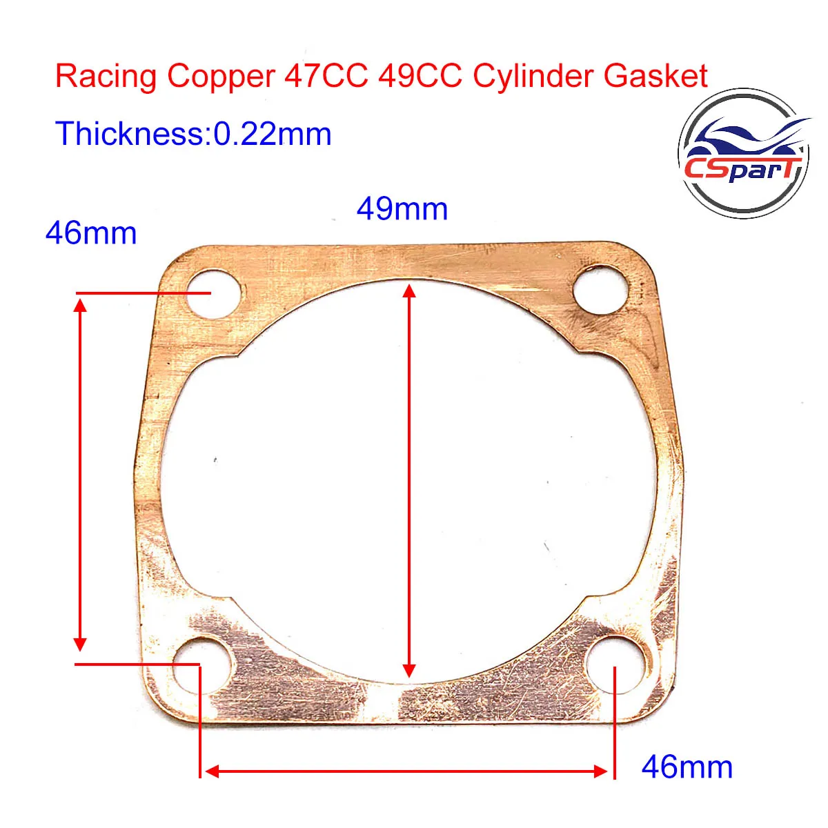 Complete Gasket Kit For 2 Stroke 43cc 47CC 49CC CAGLLARI CAG MTA1 MTA2 MINI QUAD ATV CARB
