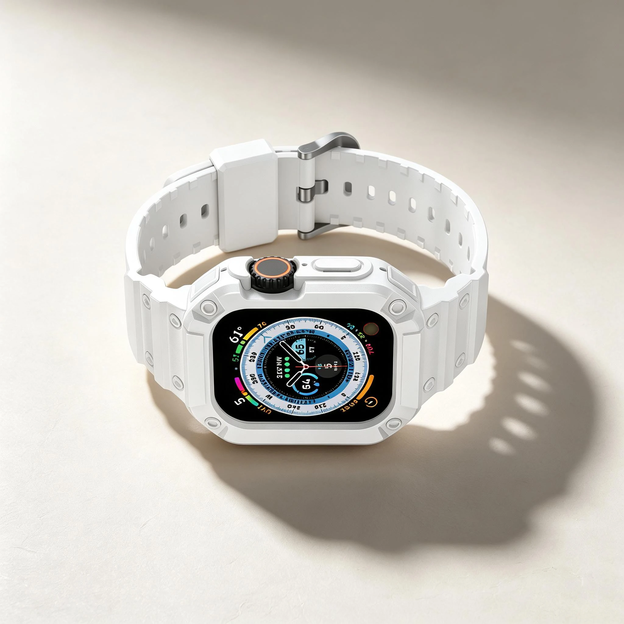 Case+Strap for Apple Watch Bands 49mm Ultra 3 2 High-quality TPU Silicone Bracelet Correa Shockproof Cover Shell for iWatch 49mm