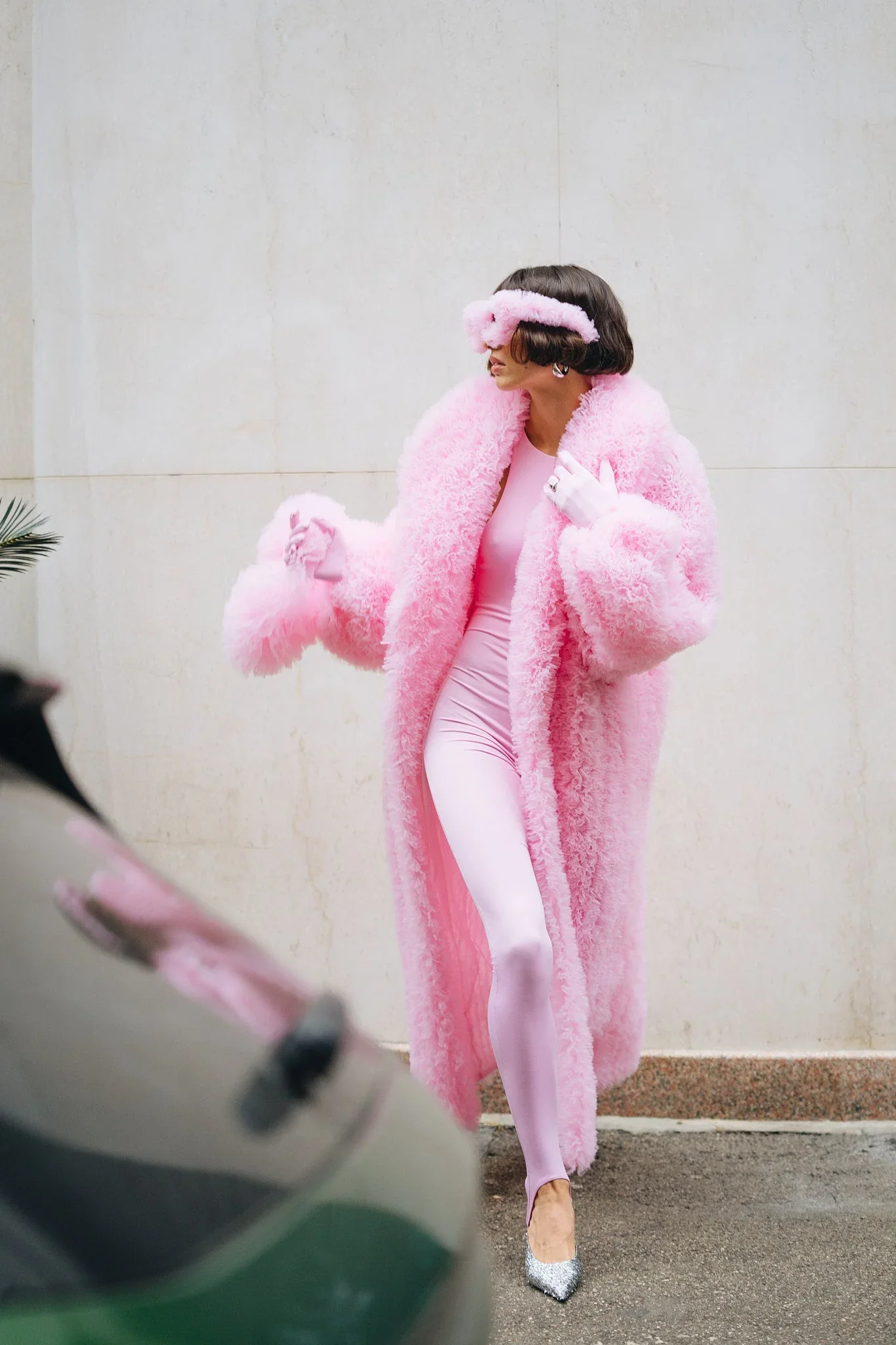 Veste longue de luxe en Tulle rose pour femmes, manches bouffantes, robes formelles, manteau d'extérieur