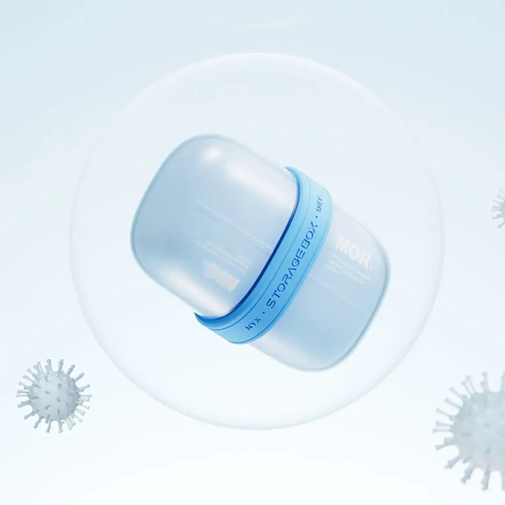 

Double Layer 4 Grid Pill Case Lightproof Sealed Vitamin Pill Case with Compartments Detachable Pill Dispenser for Travel