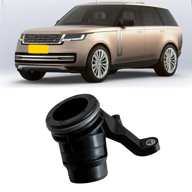 1 ピース冷却システム底部接続チューブ LR013165 下水道管コネクタホースコネクタ黒ランドローバーレンジローバー