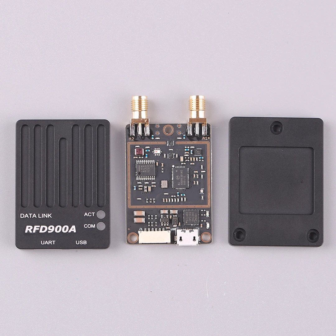 

Mayatech RFD900A Metal Shell UAV Data Transmission Radio Long-Range Module For PIXHAWK PIX Flight Control RFD900X USE