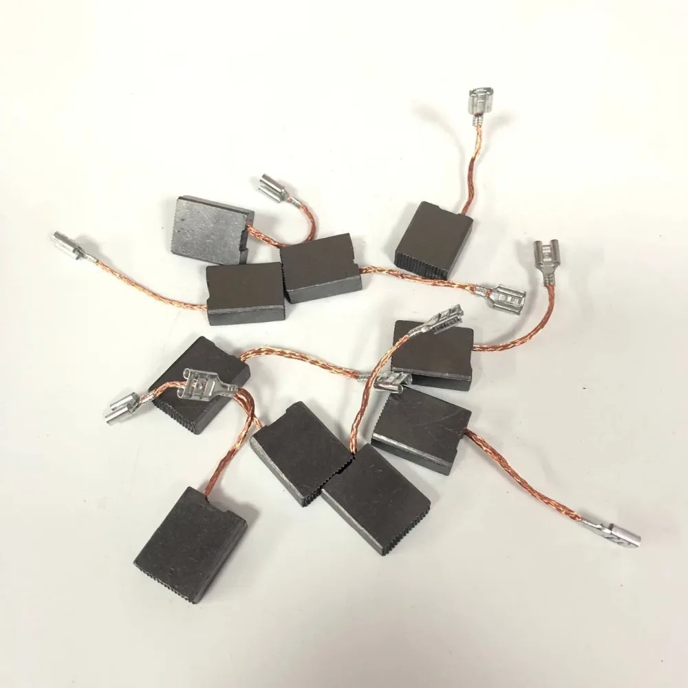 10pcs 7x17x22mm Electric Motor Carbon Brush for Power Tool Hand Drill Angle Grinder Motor Saw Hammer