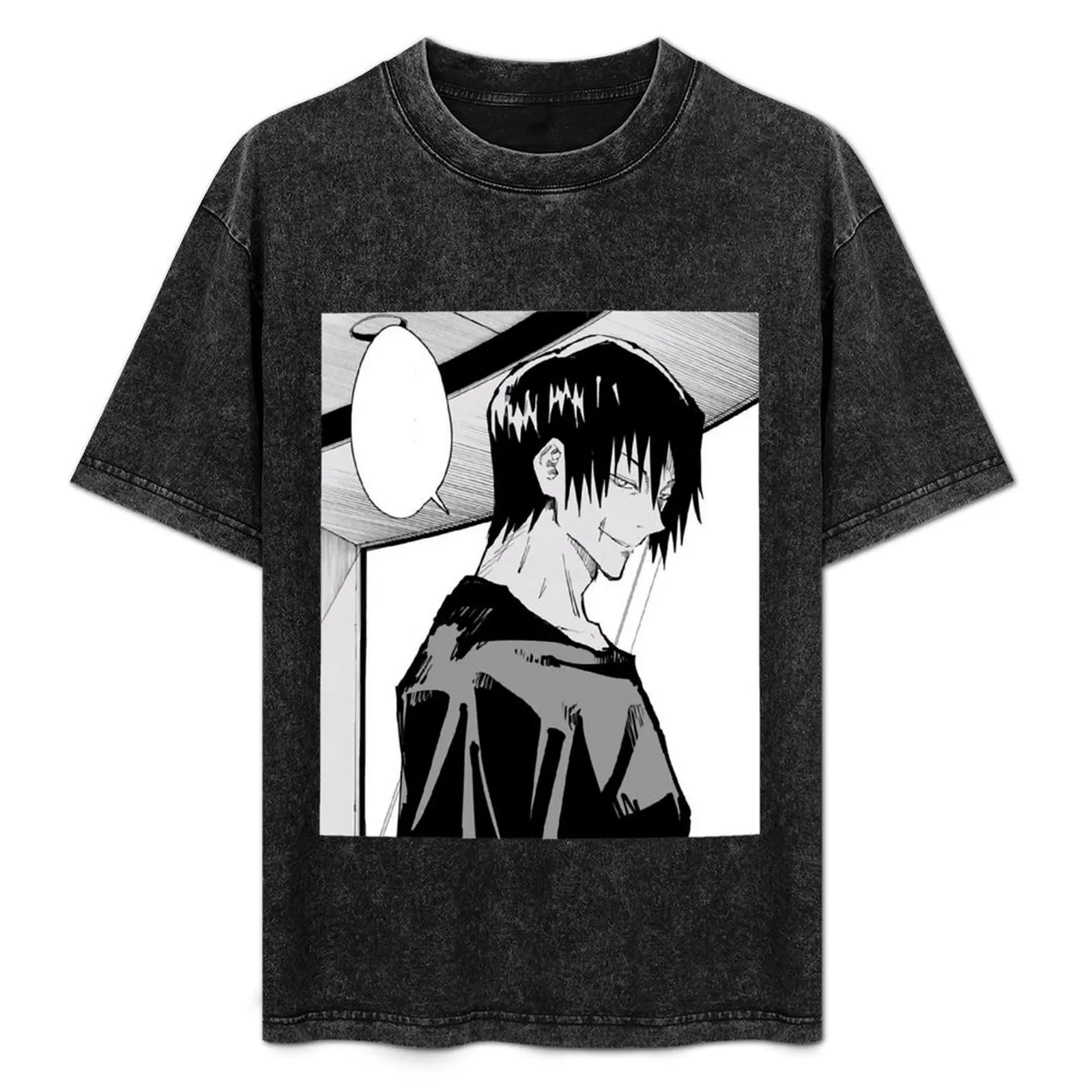 Toji tilt angle T-Shirt heavyweights summer tops oversized t shirt Men's clothing