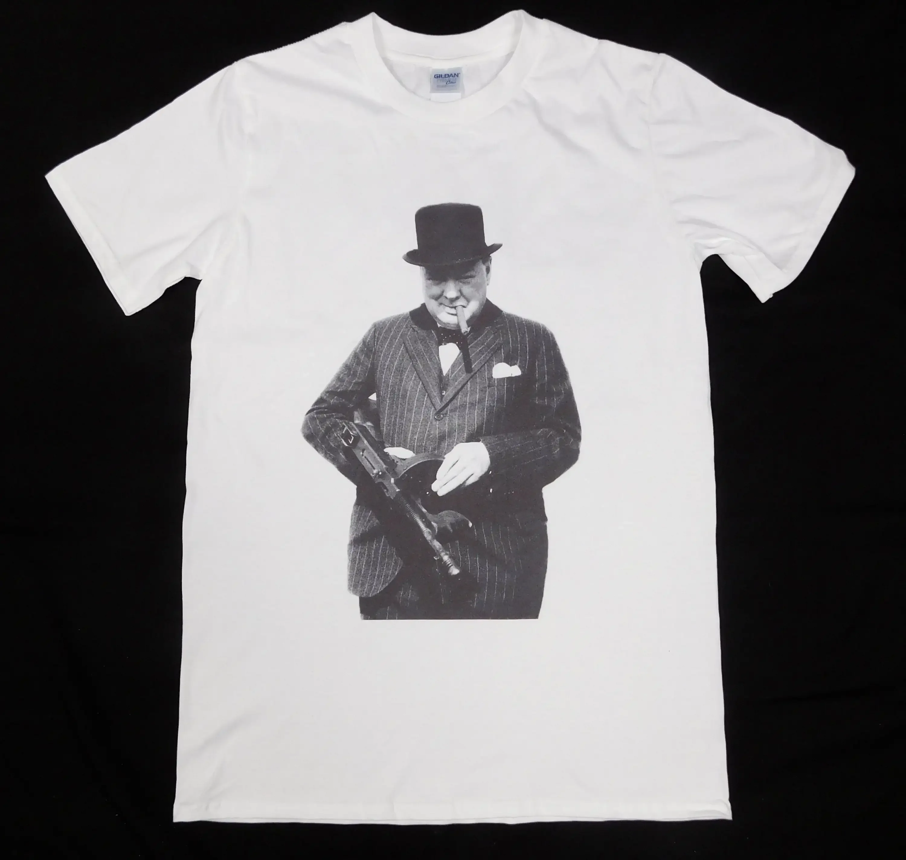 Winston Churchill White T shirt sizes available S 3XL