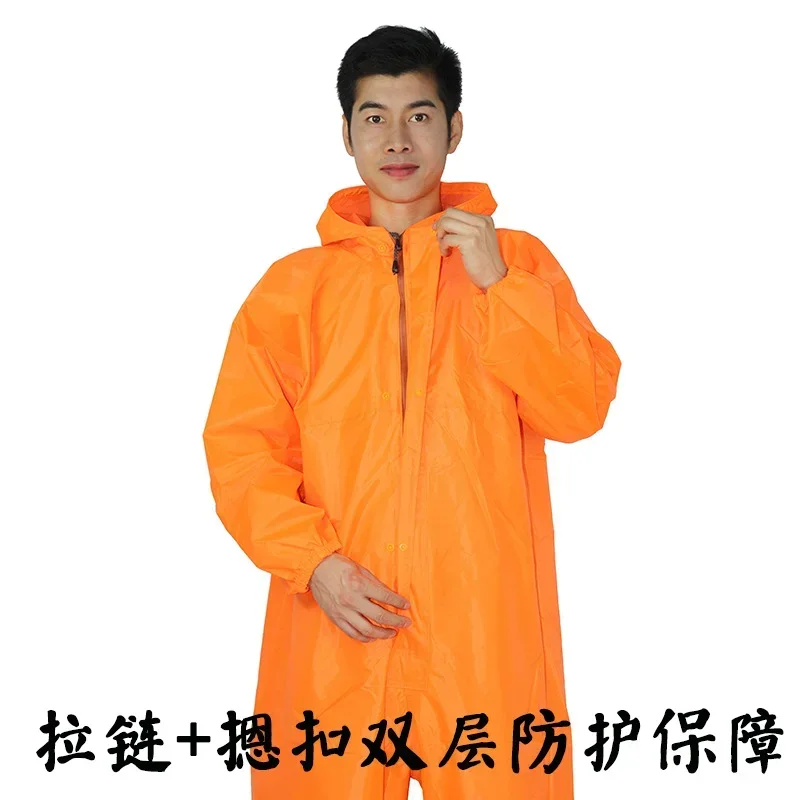 Cycling Waterproof Motorcycle Raincoat Jumpsuit Biker Men\'s Raincoat Rain Clothes Poncho Suit  Waterproof Overalls