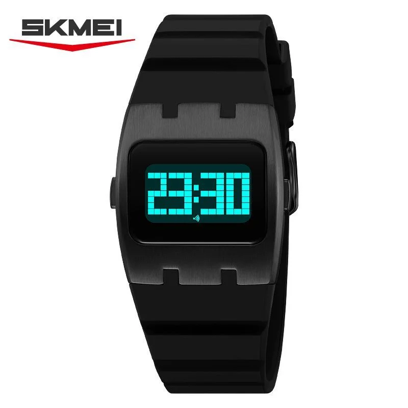 Moment Beauty SKMEI Fashion Personalized LED Watch Men's Luminous Alloy Case Watch Men's Electronic Watch