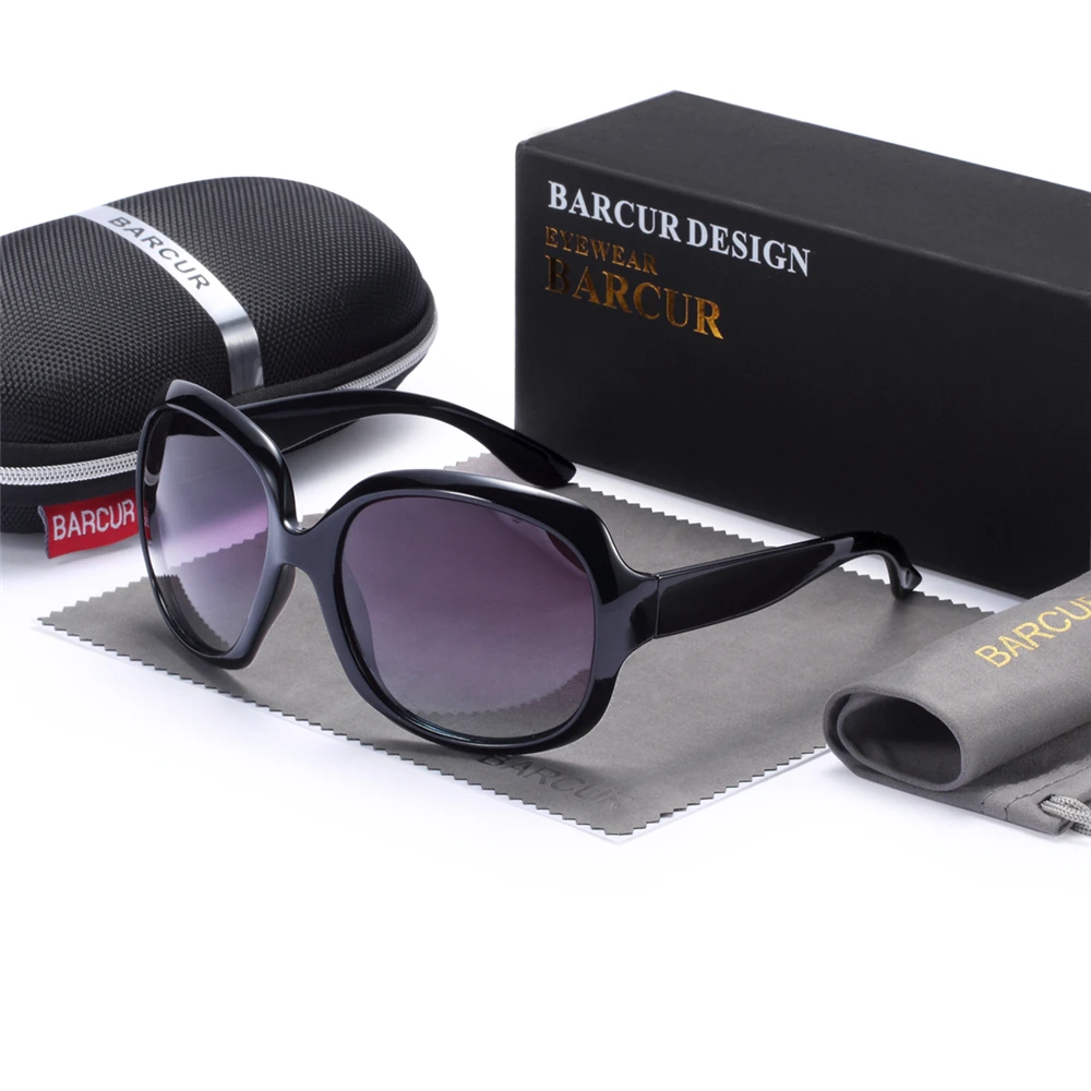 BARCUR Women Classic Polarized Sunglasses Female Light weight Sun Glasses For Women UV400 Protection