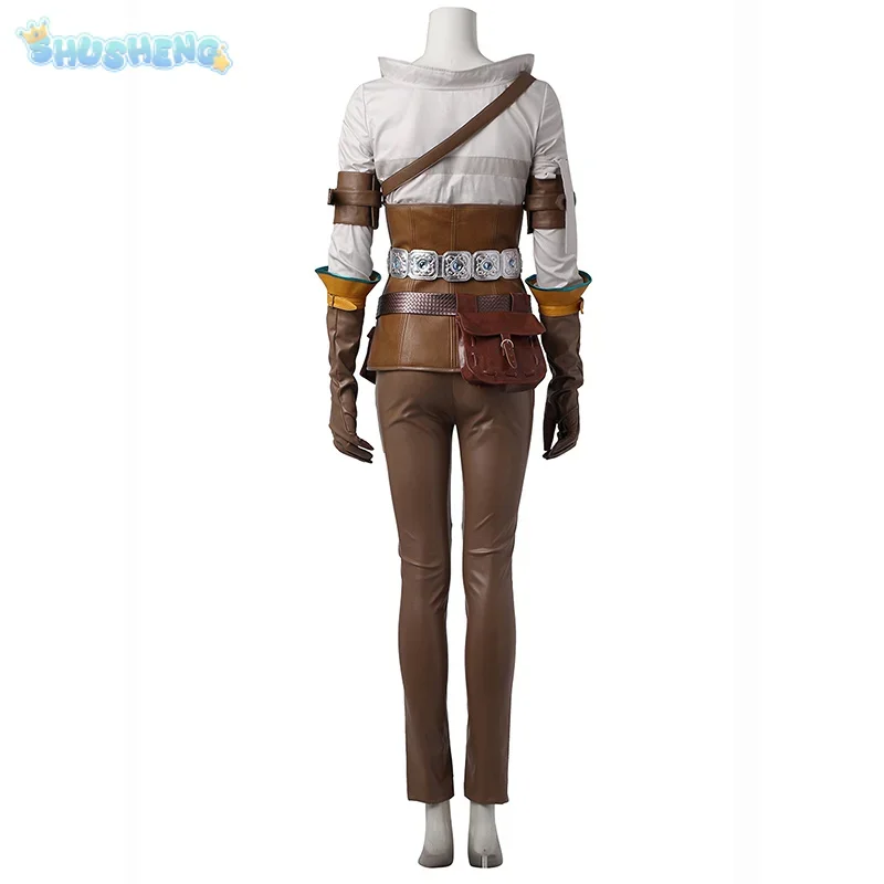 XT8Game Witcher 3 Wild Hunt Cirilla Fiona Elen Riannon أزياء Ciri التأثيرية لحفلة الهالوين مجموعة كاملة عالية الجودة من القماش @ XT6!