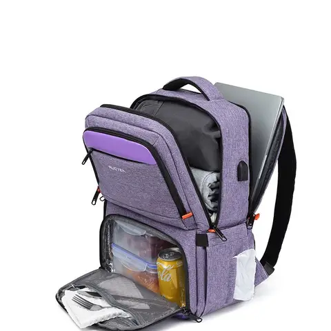 Backpack anti splash large capacity lightweight backpack lunch bag multifunctional insulation bag computer bag