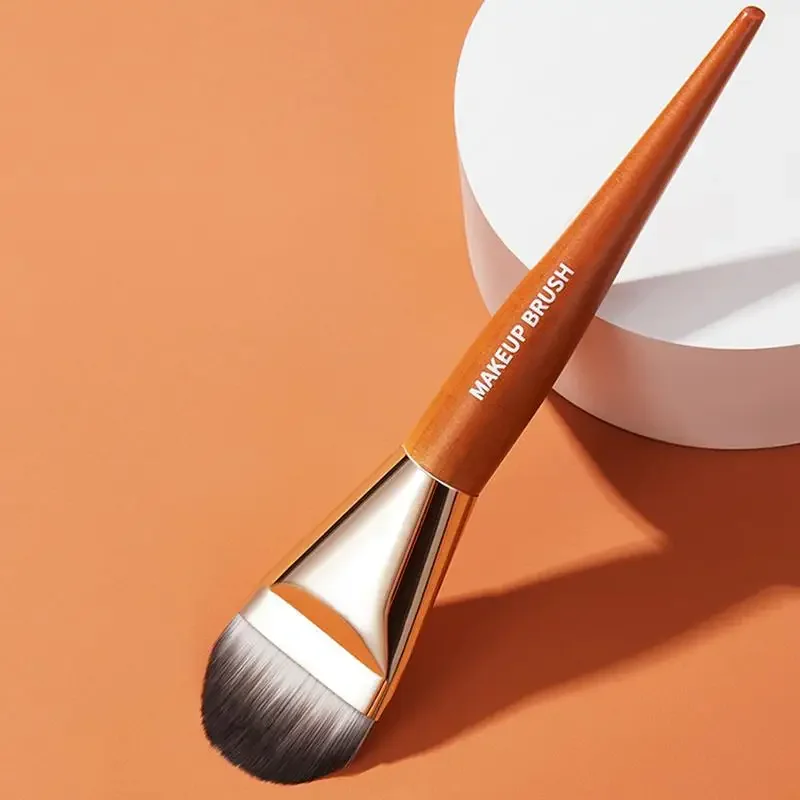 Make-up Kwasten Foundation Professionele Borstel Tongvormige Vloeibare Foundation Concealer Borstel Vrouwen Gezichtsbasis Make-up Schoonheidstools