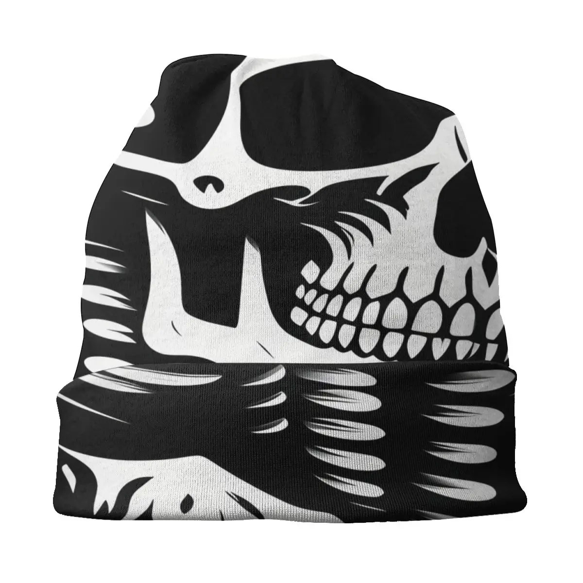 Шапка-бини с черепом