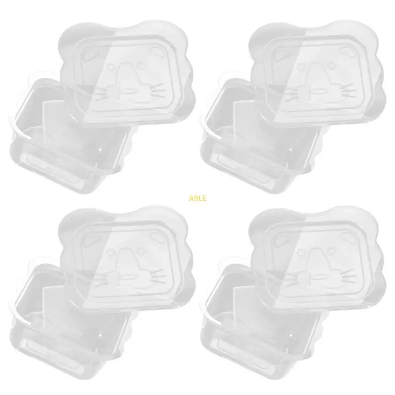 

4xBaby Storage Boxes Small Ingredients Box with Scale Preservation Box
