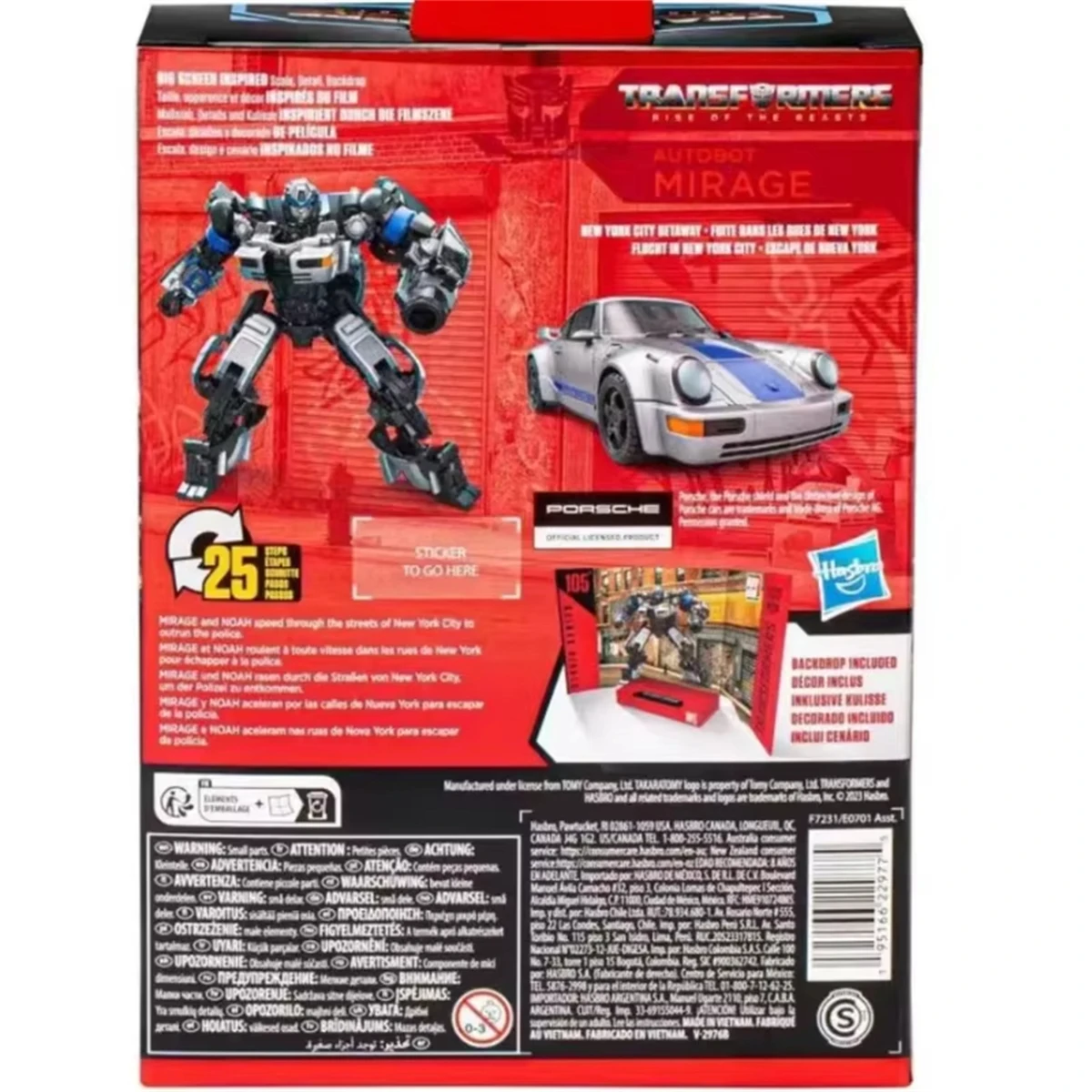 Hasbro Transformers Series Autobot Mirage Model Toys  Movie Series Children Toys Hobby Gift Birthday Gift