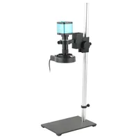 48MP 4K 1080P 60FPS HDMI USB Digital Video Microscope Camera 100X 130X 180X 200X 300X 500X C-Mount Lens for PCB Soldering Repair