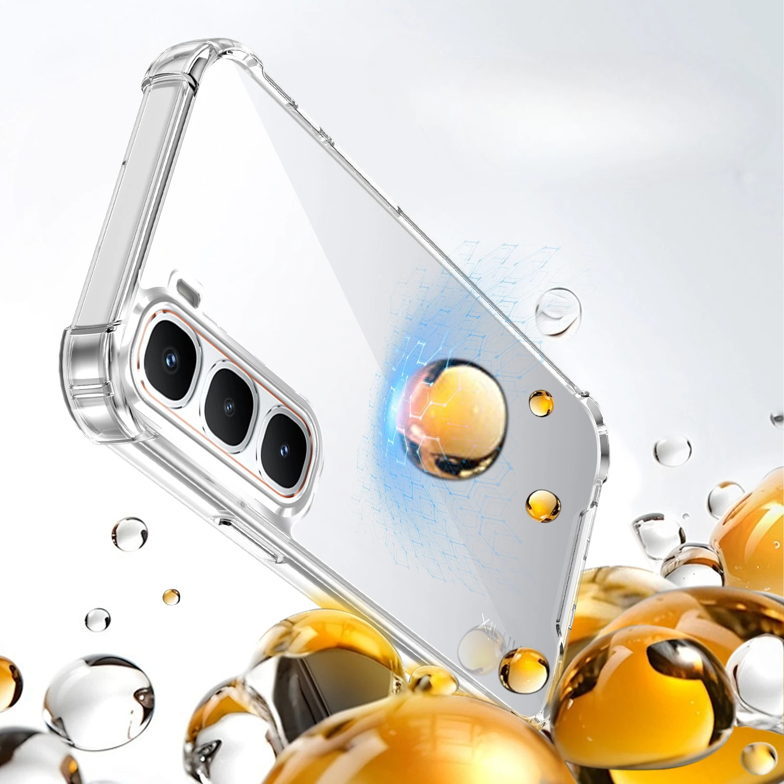 Luxuriöse Acryl-Schutzhülle für INFINIX Hot60 Hot 60 Pro Plus Hot60i 60i Stoßfeste Abdeckung für Infinix HOT 60 Pro 4G HOT60i Hone Bumper
