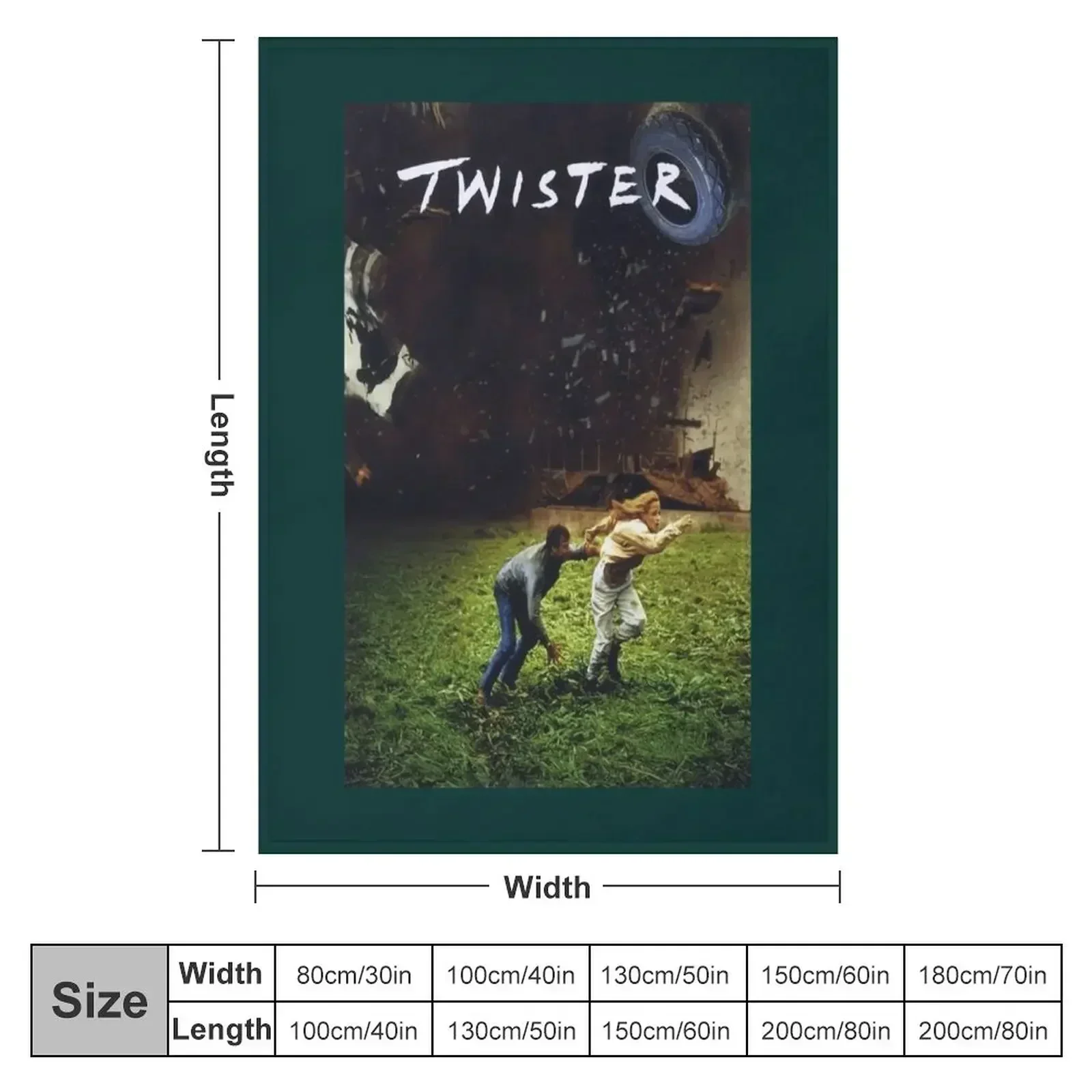 Twister 1996 Movie Solid Color Casual Sports Throw Blanket anime Retros Sleeping Bag Camping funny gift Blankets