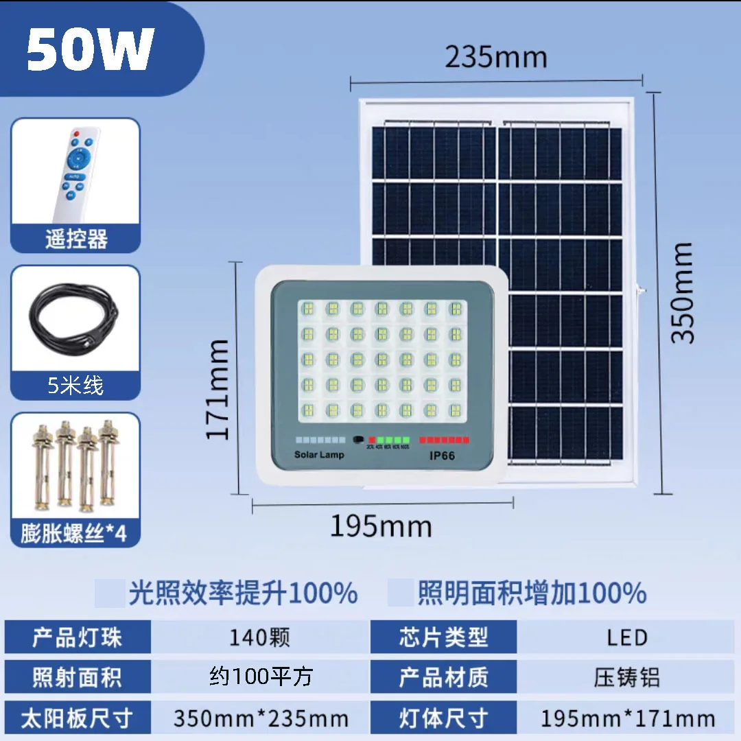 Imagem -06 - Holofote Solar Led Proteção para os Olhos Grânulo de Alto Brilho sem Cintilação Alumínio Fundido Exibição de Poder Lâmpada de Parede de Jardim