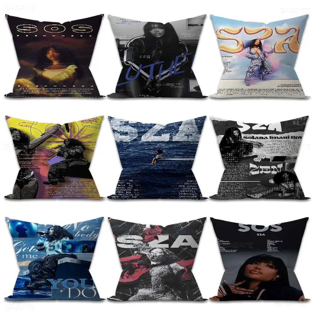 Singer S-SZA Star Office Cushion Pillowcase Car Cushion Cover45X45CM Lumbar Pillowcase Sofa Pillowcover