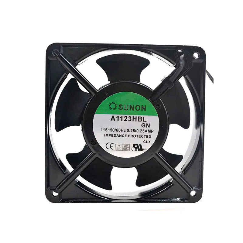 

НОВЫЙ ОРИГИНАЛЬНЫЙ A1123HBL AC 115 В 0,28/0,25 А 12038 120*120*38 мм 12 см охлаждающий вентилятор радиатор