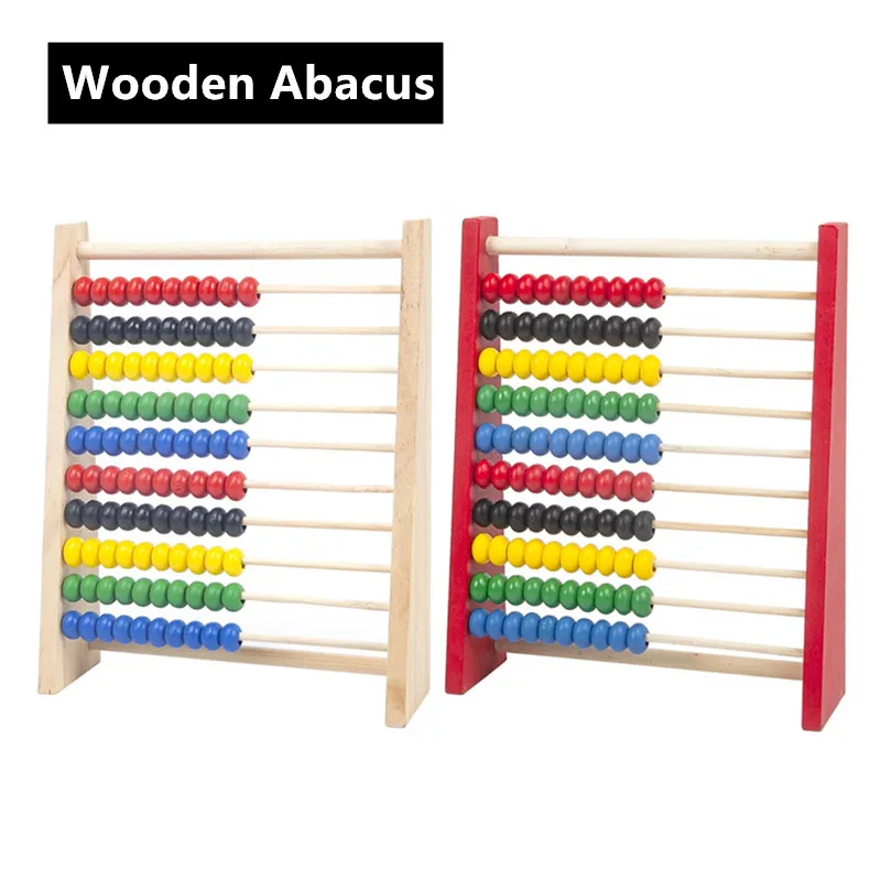 

Деревянные счеты для развития интеллекта для детей по математике для детей 3-6 лет, деревянные детские развивающие игрушки