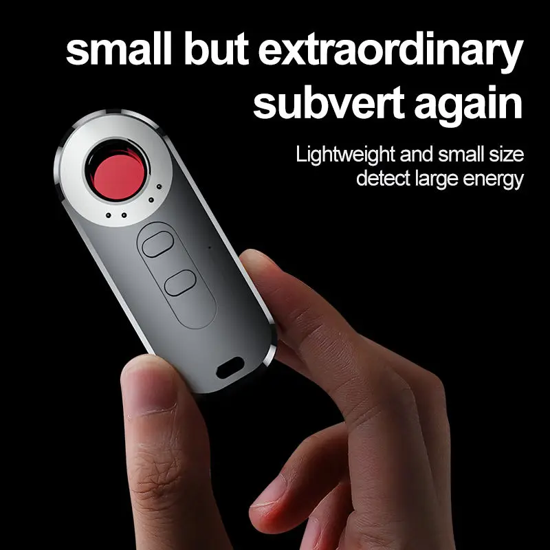 Portable Mini Camera Detector Anti-Candid Camera Detector Hotel Cam Finder With Alarm Anti-Candid Infrared Scanner AK400 Scanner