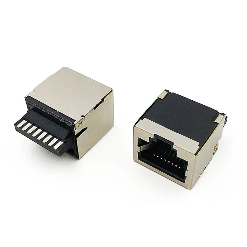 10/20PCS RJ45 Connector 8P8C Female Base Welded Cable Suitable For Security Communication Waterproof Network Ports