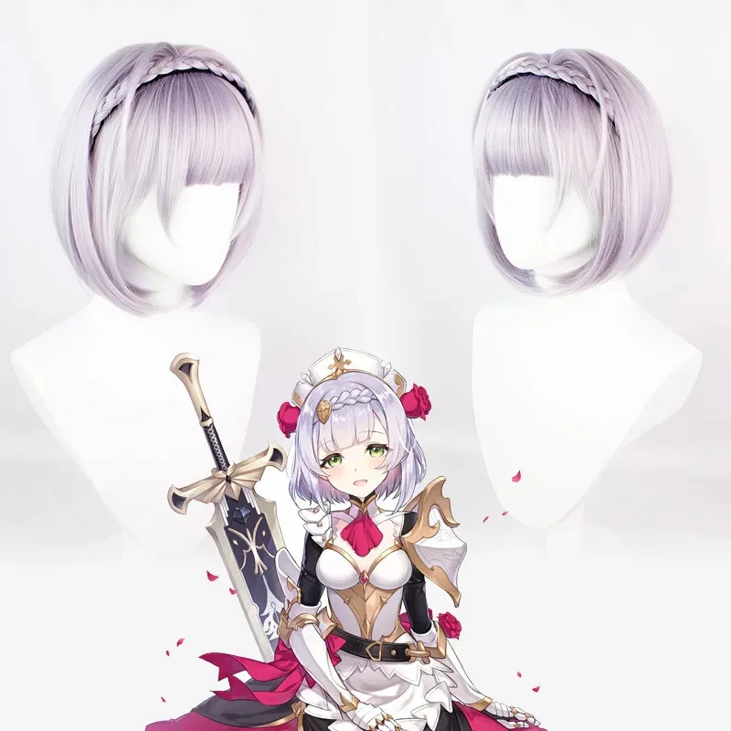 2025 New Genshin Impact Knights Maid Costume Full Set Dress Cosplay Noelle