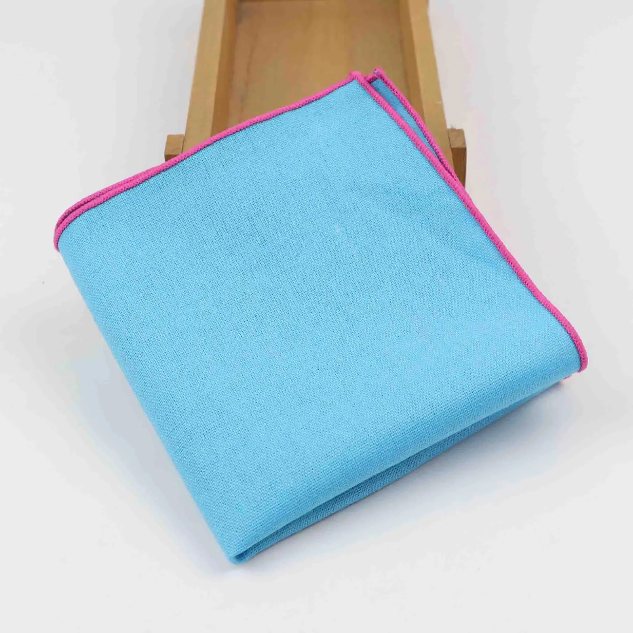 Men's Solid Cotton Handkerchiefs Pocket Square