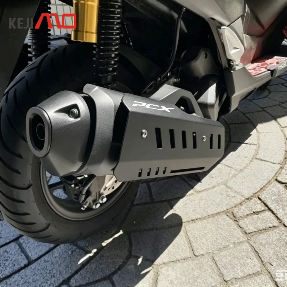 For Honda PCX125 PCX160 PCX 160 2022 2023 2024 2025 2026 Motorcycle Accessories Exhaust Pipe Protective Cover Protective Shell