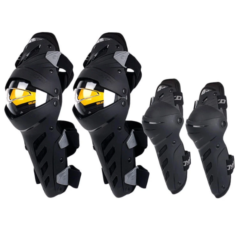 SCOYCO Motorcycle Knee Elbow Pads Protective Combo Outdoor Sports Motocross Racing Knee Guards Joelheira Motorcycle Accessories