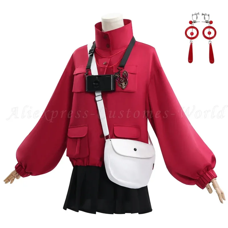 

3'x,4'f\6/5;e,8\v,5/Anime Yu-ting Cosplay Costumes Game Head Seven Tales Wig with Red Sports Popular Suit Clothes Animf;5,b'7\k.